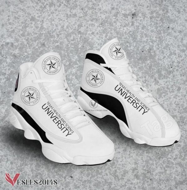 Texas Health and Science University Logo Air Jordan 13 Shoes, Best Sneaker Gifts For Fans - Vesles2014s