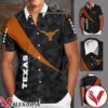 Texas Longhorns Camo Black Hawaiian Shirt And Short, Unique Gifts For Friends - Vesles2014S 1