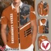 Texas Longhorns Football Team Brown Hawaiian Shirt And Short, Unique Gifts For Friends - Vesles2014S 1