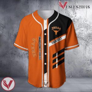 Texas Longhorns NCAA Baseball Jersey, Unique Gifts For Fans - Vesles2014s