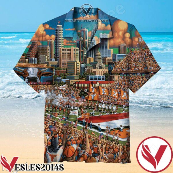 Texas Longhorns Picture Perfect University Of Texas Hawaiian Shirt, Unique Gifts For Friends - Vesles2014S 1