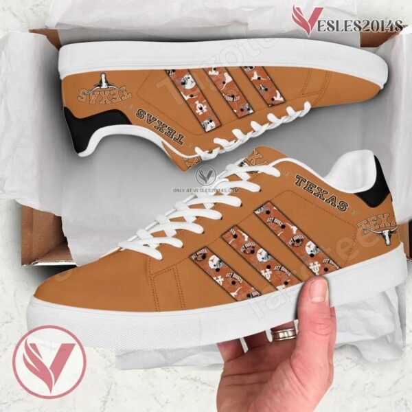 Texas Longhorns Print Stan Smith Shoes, Best Sneaker For Fans - Vesles2014s 1