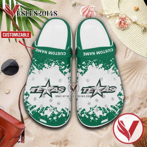 Texas Stars Logo Crocs Shoes For Men And Women, Unique Clogs Shoes For Fans - Vesles2014S 1