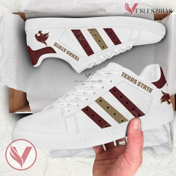 Texas State Bobcats Print Stan Smith Shoes, Best Sneaker For Fans - Vesles2014s 1