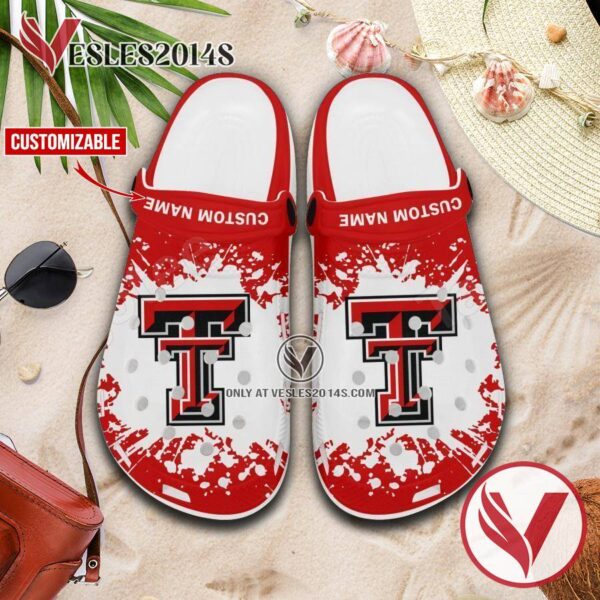 Texas Tech Red Raiders Logo Custom Crocs Shoes For Men And Women, Unique Clogs Shoes For Fans - Vesles2014S 1