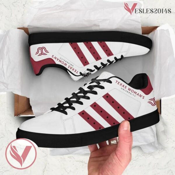 Texas Woman’s University Logo Stan Smith Shoes For Men And Womens - Vesles2014s 1