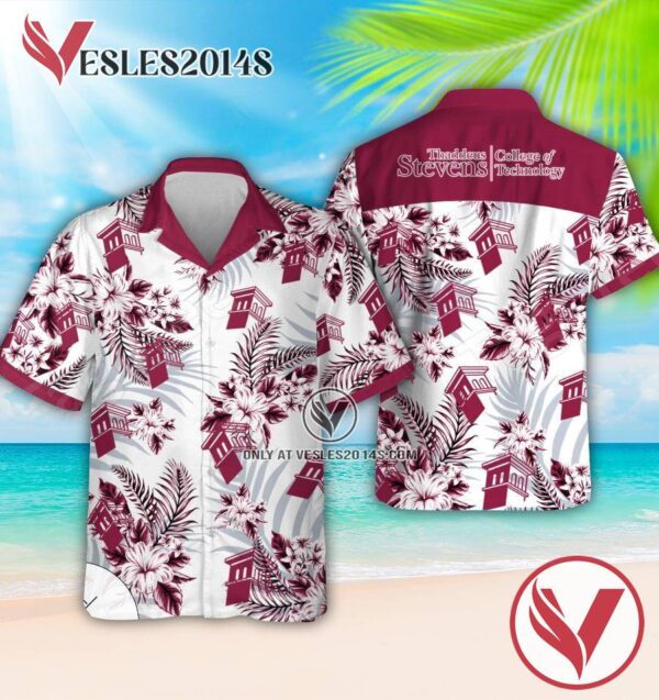 Thaddeus Stevens College of Technology Short Sleeve Aloha Combo Hawaiian, Best Outfit For Holiday - Vesles2014S