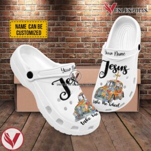 Thanksgiving Customized Crocs Crocband Clogs Shoes Comfortable For Men Women and Kids Jesus Take The Wheel Fall For Jesus Water Shoes Thanskgiving Custom Gift Ideas, Unique Gift From  Vesles2014S 3