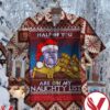 Thanos Half Of You Are On My Naughty List Ugly Pattern Hawaiian Shirt, Unique Gifts For Friends - Vesles2014S 1