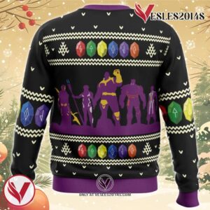 Thanos Marvel Ugly Christmas Sweater, Unique Christmas Gift For Fans - Vesles2014S 1