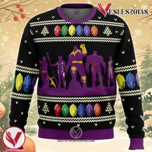 Thanos Marvel Ugly Christmas Sweater, Unique Christmas Gift For Fans - Vesles2014S