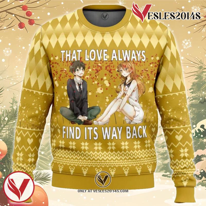 That Love Golden Time Ugly Christmas Sweater, Unique Christmas Gift For Fans - Vesles2014S
