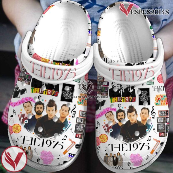The 1975 Music Crocs Crocband Clogs Shoes, Unique Gifts For Fans Style 1 - Vesles2014S 4