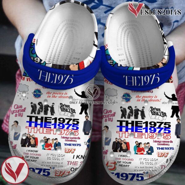 The 1975 Music Crocs Crocband Clogs Shoes, Unique Gifts For Fans Style 3 - Vesles2014S