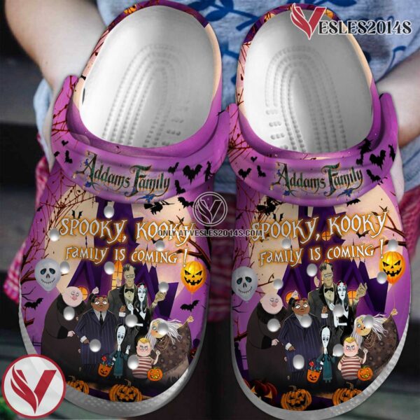 The Addams Family Cartoon Crocs Crocband Clogs Shoes Comfortable For Men Women and Kids Style 2, Unique Gift From  Vesles2014S