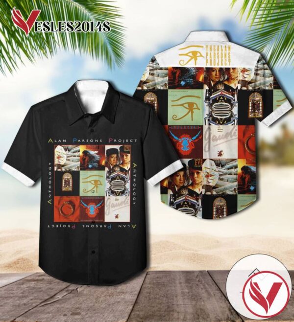 The Alan Parsons Project Anthology Album Cover Hawaiian Shirt, Best Gift For Music Lovers Vesles2014S