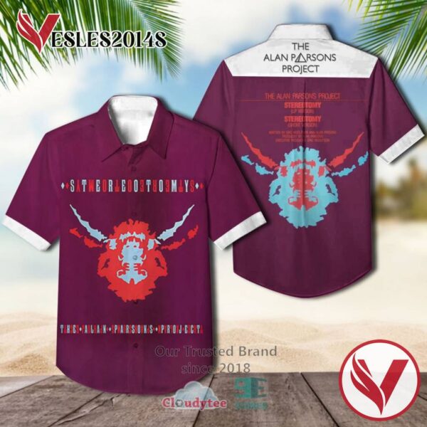 The Alan Parsons Project Stereotomy Red Casual Hawaiian Shirt, Best Gifts For Summer Vesles2014S 1