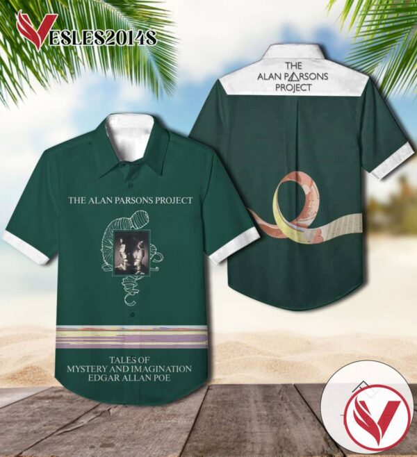 The Alan Parsons Project Tales Of Mystery And Imagination Album Cover Hawaiian Shirt, Best Gift For Music Lovers Vesles2014S
