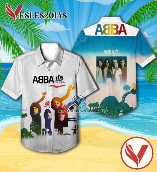 The Album By Abba Hawaiian Shirt, Unique Gifts For Music Lovers - Vesles2014S