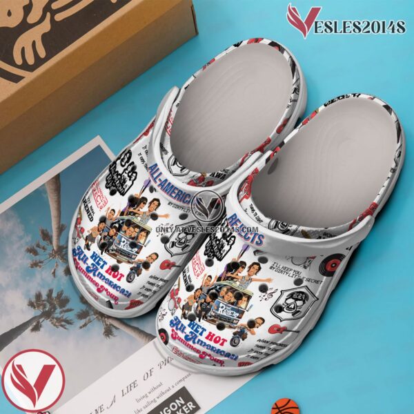 The All American Rejects Music Crocs Crocband Clogs Shoes, Unique Gifts For Fans Style 1 - Vesles2014S 2