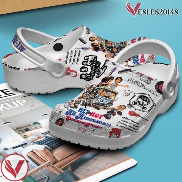 The All American Rejects Music Crocs Crocband Clogs Shoes, Unique Gifts For Fans Style 1 - Vesles2014S 3