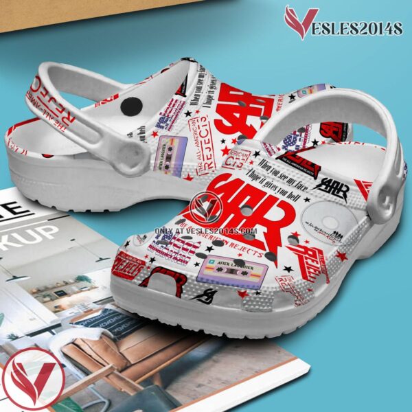 The All-American Rejects Music Crocs Crocband Clogs Shoes, Unique Gifts For Fans Style 3 - Vesles2014S 3