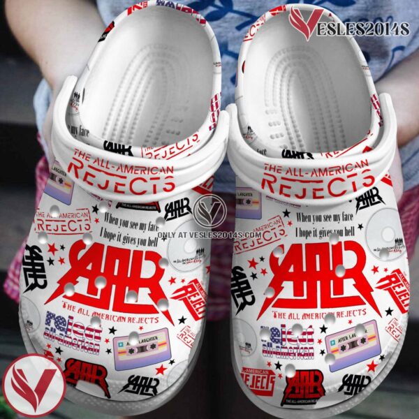 The All-American Rejects Music Crocs Crocband Clogs Shoes, Unique Gifts For Fans Style 3 - Vesles2014S
