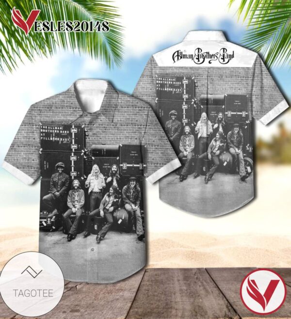 The Allman Brothers Band At Fillmore East Album Cover Hawaiian Shirt, Best Gift For Music Lovers Vesles2014S