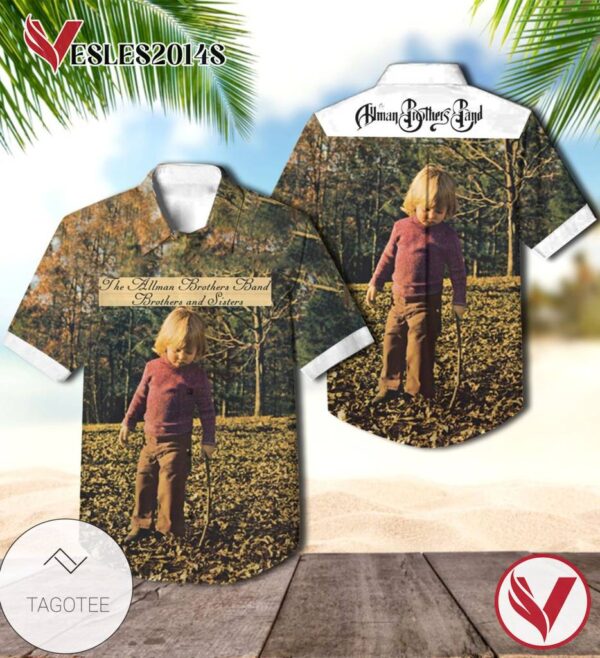 The Allman Brothers Band Brothers And Sisters Album Cover Hawaiian Shirt, Best Gift For Music Lovers Vesles2014S