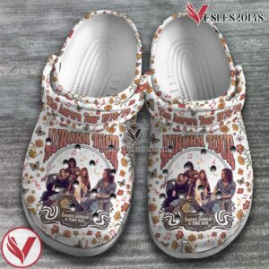 The Aurora Tour Crocs Crocband Clogs Shoes Comfortable For Men Women and Kids, Unique Gift From  Vesles2014S 2