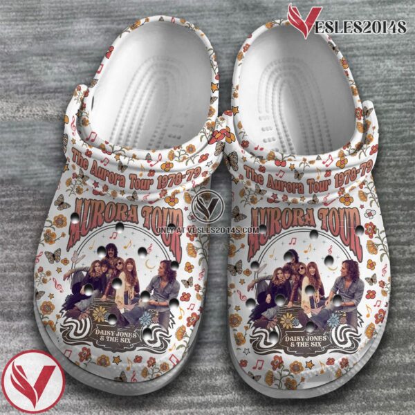 The Aurora Tour Crocs Crocband Clogs Shoes Comfortable For Men Women and Kids, Unique Gift From  Vesles2014S 2