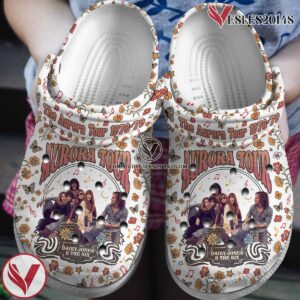 The Aurora Tour Crocs Crocband Clogs Shoes Comfortable For Men Women and Kids, Unique Gift From  Vesles2014S