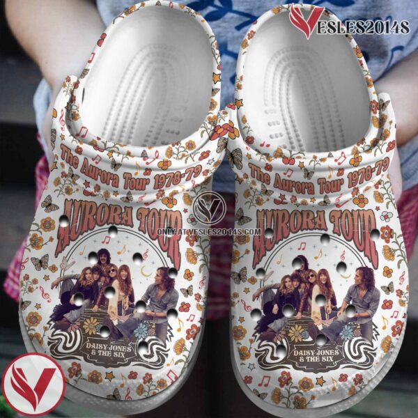 The Aurora Tour Crocs Crocband Clogs Shoes Comfortable For Men Women and Kids, Unique Gift From  Vesles2014S
