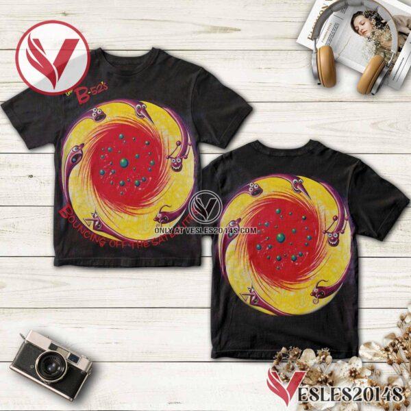 The B-52’s Bouncing Off The Satellites Album Cover Shirt, Unique Gifts For Music Lovers - Vesles2014S