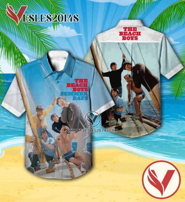 The Beach Boys Summer Days Album Cover Hawaiian Shirt, Unique Gifts For Music Lovers - Vesles2014S