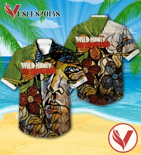 The Beach Boys Wild Honey Album Cover Hawaiian Shirt, Unique Gifts For Music Lovers - Vesles2014S