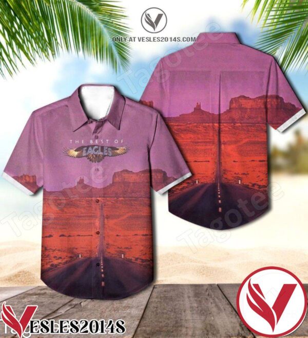 The Best Of Eagles Hawaiian Shirt, Unique Gifts For Friends - Vesles2014S 1