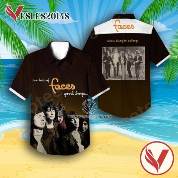 The Best Of Faces Good Boys When They’re Asleep Compilation Album Cover Hawaiian Shirt, Unique Gifts For Music Lovers - Vesles2014S