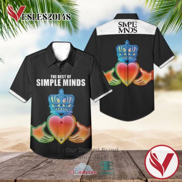 The Best Of Simple Minds 2001 Casual Hawaiian Shirt, Best Gifts For Summer Vesles2014S 1