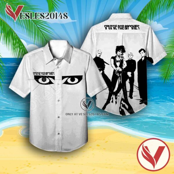 The Best Of Siouxsie And The Banshees Album Cover Hawaiian Shirt, Unique Gifts For Music Lovers - Vesles2014S