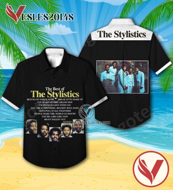 The Best Of The Stylistics Compilation Album Cover Hawaiian Shirt, Unique Gifts For Music Lovers - Vesles2014S