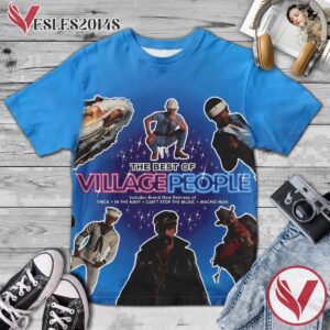 The Best Of Village People Compilation Album Shirt, Perfect Gifts For Music Lovers - Vesles2014S