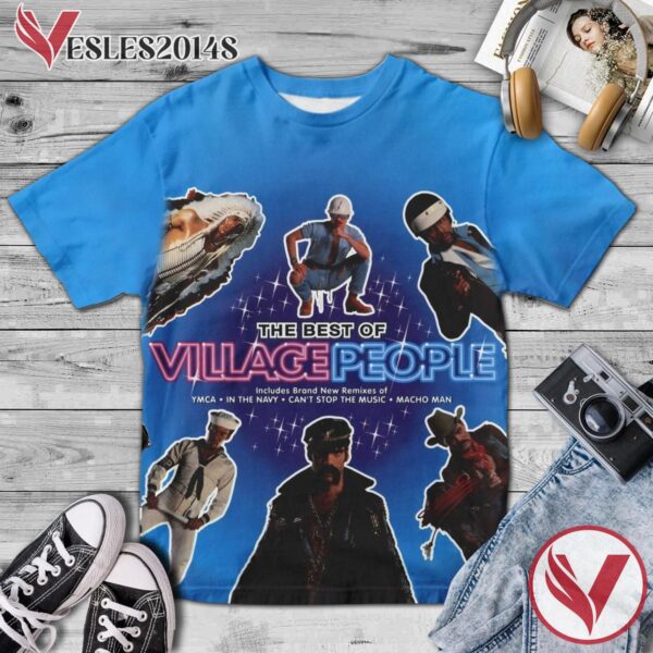 The Best Of Village People Compilation Album Shirt, Perfect Gifts For Music Lovers - Vesles2014S