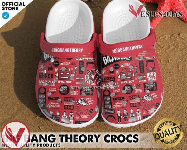 The Big Bang Theory Crocs Clog Shoes, Unique Gift From  Vesles2014S