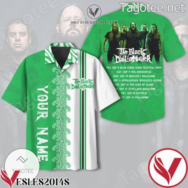 The Black Dahlia Murder Green Paisley Hawaiian Shirt, Unique Gifts For Friends - Vesles2014S 1