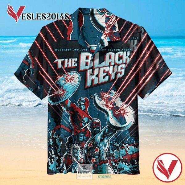 The Black Keys Album Hawaiian Shirt, Best Gift For Music Lovers Vesles2014S