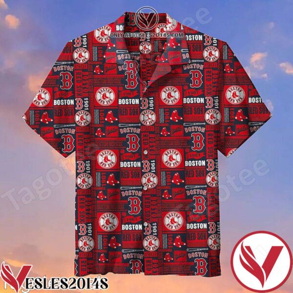 The Boston Red Sox Baseball 1901 Unisex Hawaiian Shirt, Unique Gifts For Friends - Vesles2014S 1