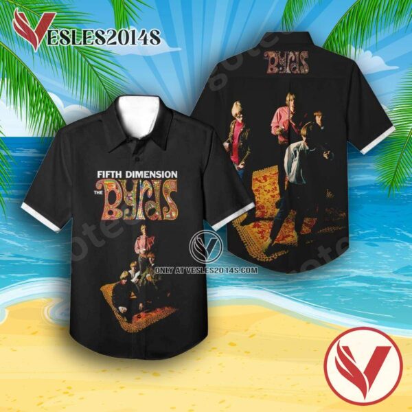 The Byrds Fifth Dimension Album Cover Hawaiian Shirt, Unique Gifts For Music Lovers - Vesles2014S