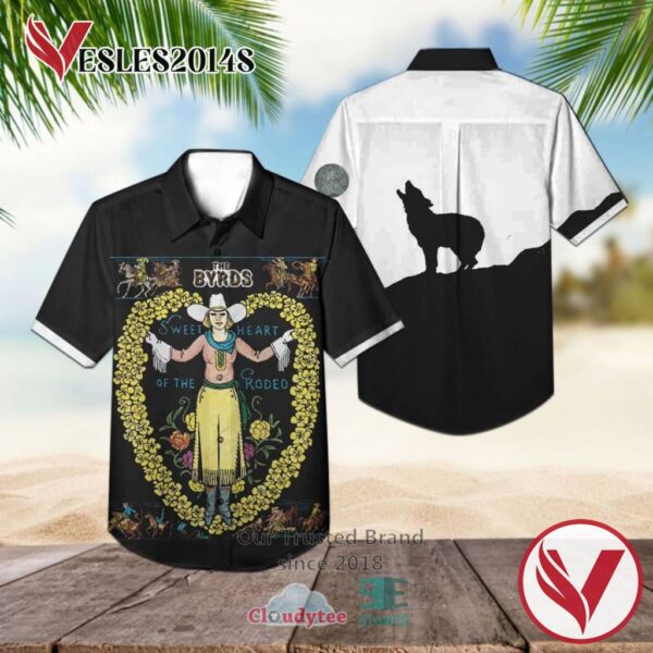 The Byrds Sweetheart of the Rodeo Hawaiian Casual Shirt, Best Gifts For Summer Vesles2014S