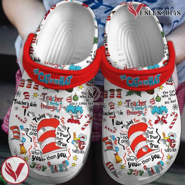 The Cat in the Hat Movie Crocs Crocband Clogs Shoes Comfortable For Men Women and Kids - Vesles2014S